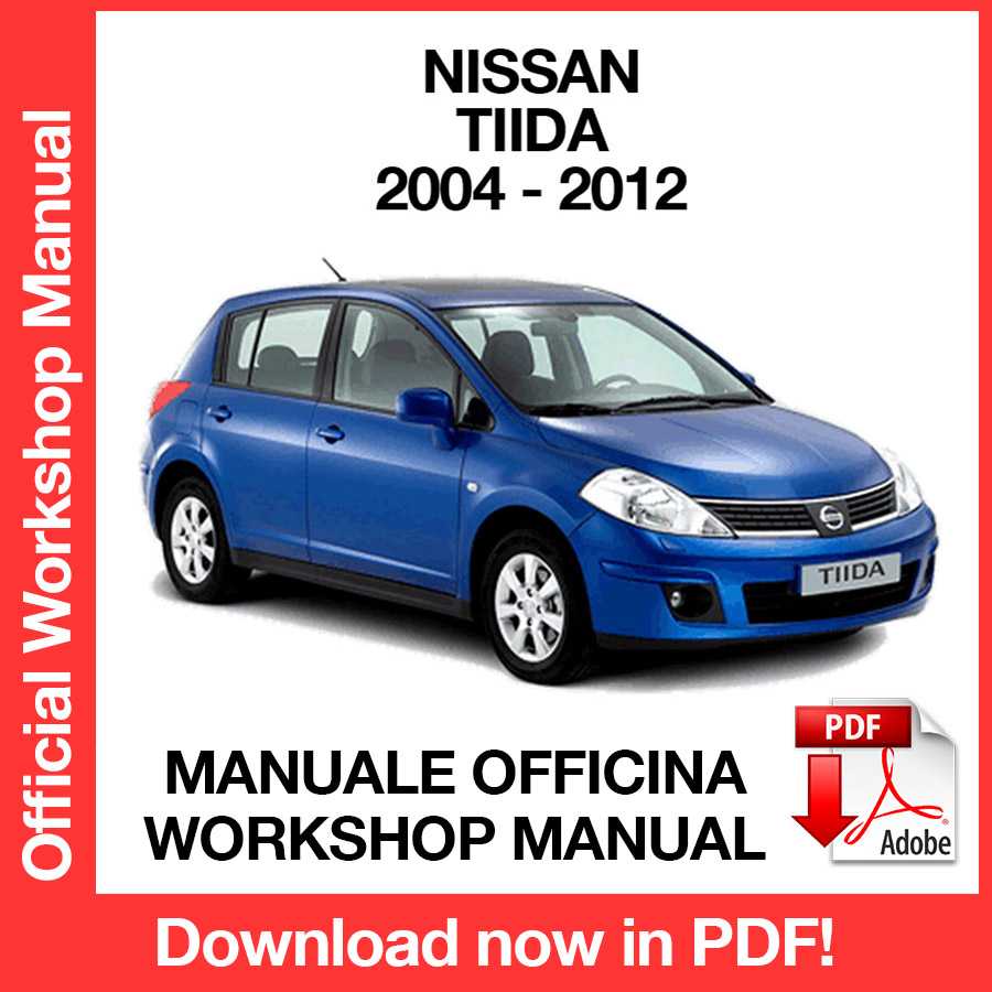 Workshop Manual Nissan Tiida C11 (2004-2012) (EN)