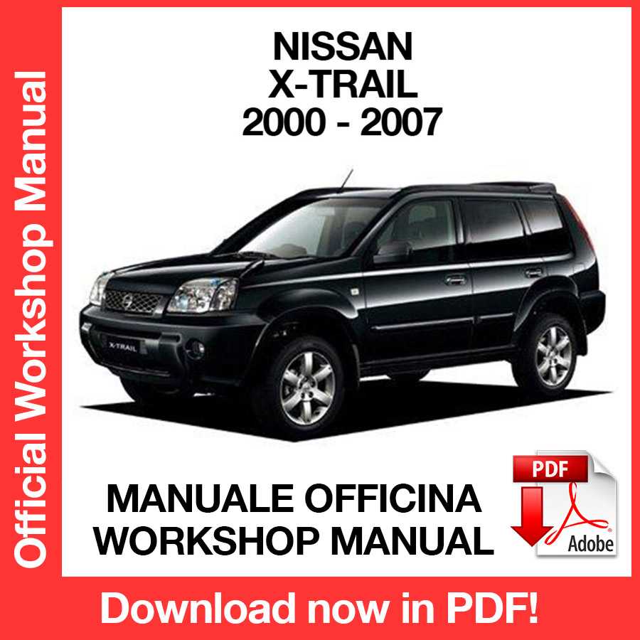 Workshop Manual Nissan X-Trail T30 (2000-2007) (EN)