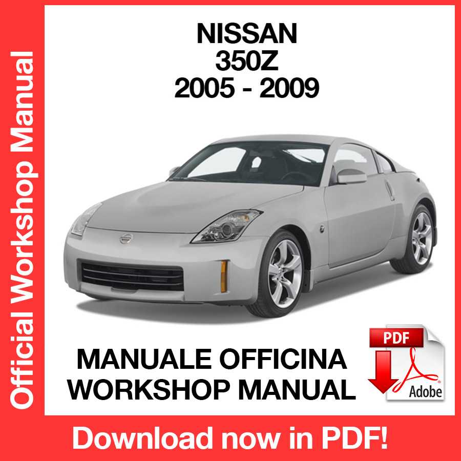 Workshop Manual Nissan 350Z (2005-2009) (EN)