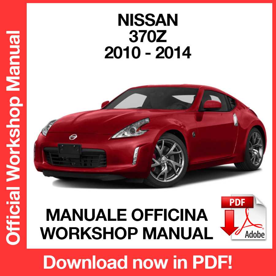 Workshop Manual Nissan 370Z (2010-2014) (EN)