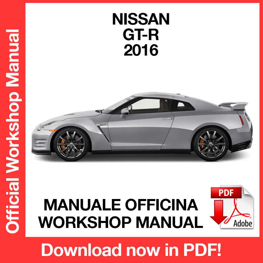 Workshop Manual Nissan GT-R R35 (2016) (EN)