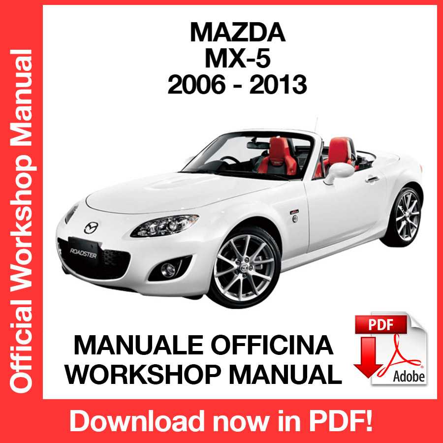 Workshop Manual Mazda MX-5 MX5 (2006-2013) (EN)