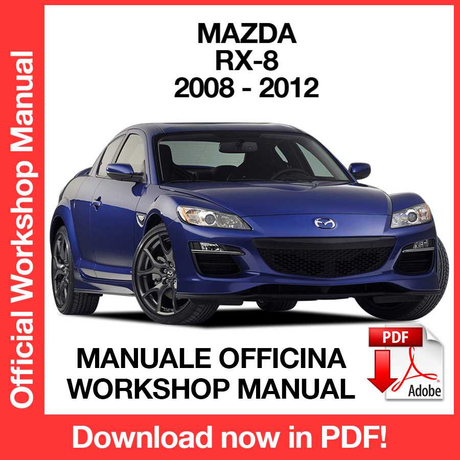 Workshop Manual Mazda RX-8 RX8 (2008-2012) (EN)