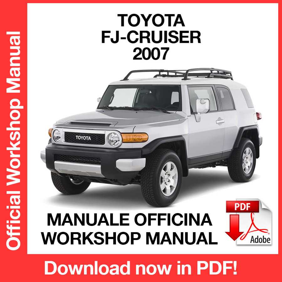 Manuale Officina Toyota FJ-Cruiser (2007) (EN)