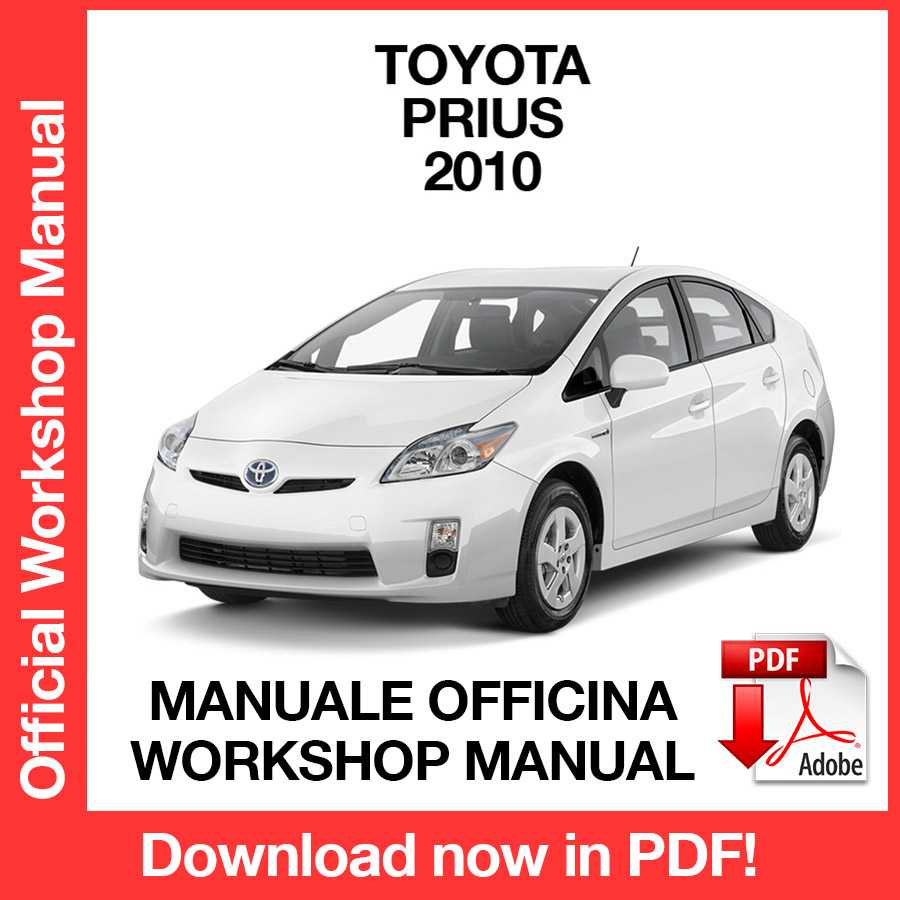 Workshop Manual Toyota Prius (2010) (EN)