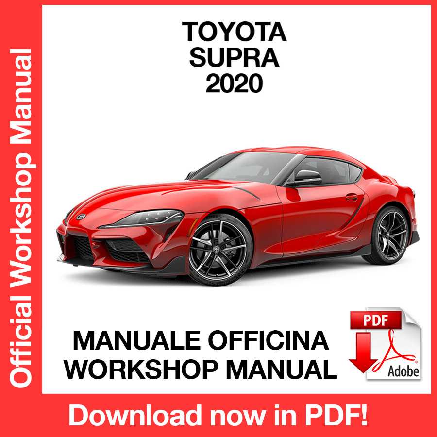 Workshop Manual Toyota Supra (2020) (EN)
