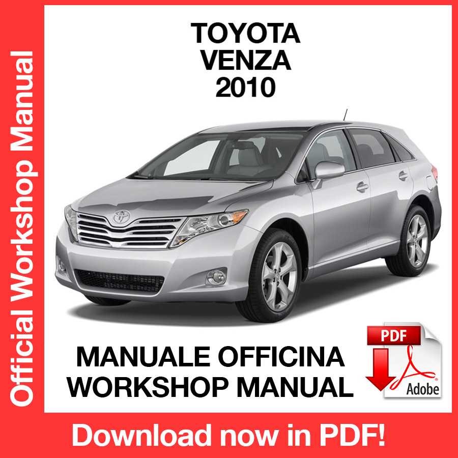 Workshop Manual Toyota Venza (2010) (EN)