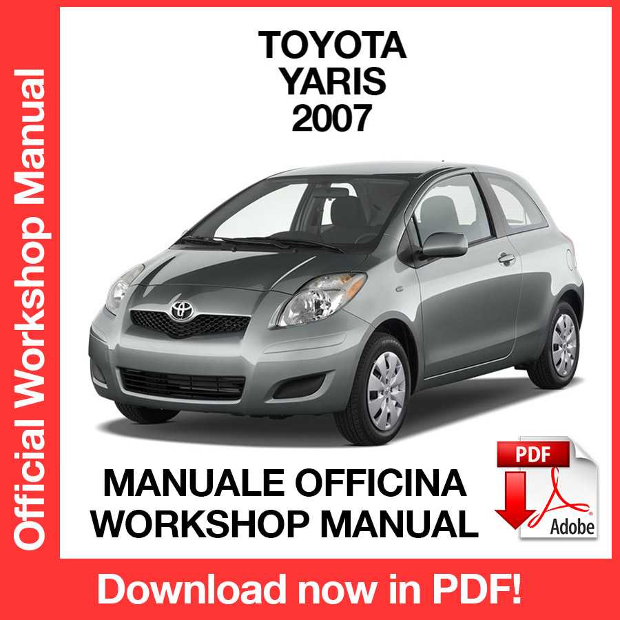 Workshop Manual Toyota Yaris (2007) (EN)