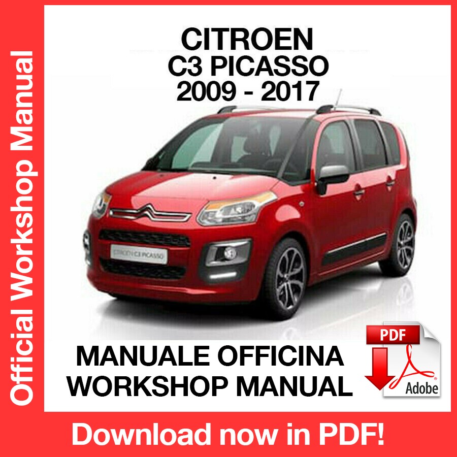 MANUALE OFFICINA CITROEN C3 PICASSO (2009-2017) (EN)
