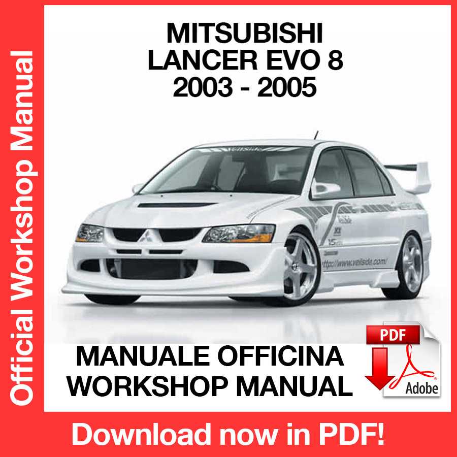 Workshop Manual Mitsubishi Lancer Evo 8 (2003-2005) (EN)
