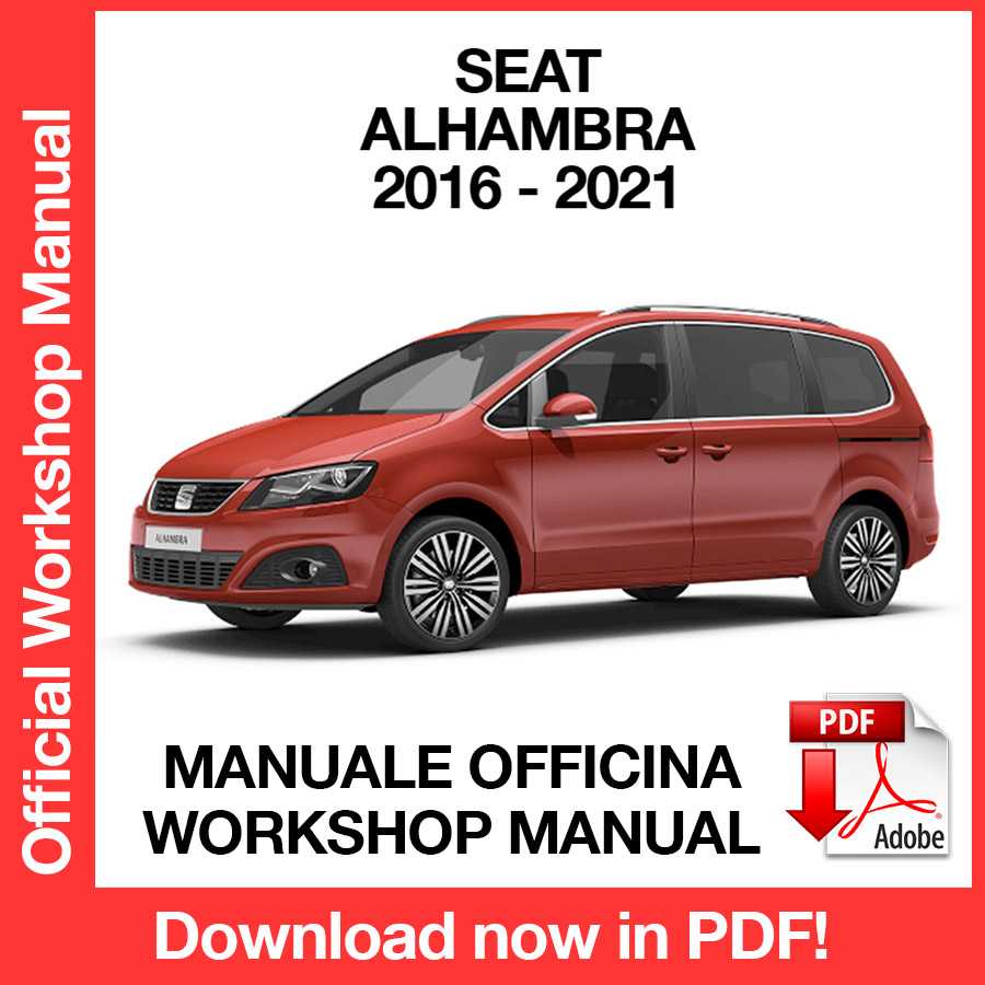 Workshop Manual Seat Alhambra (2016-2021) (EN)