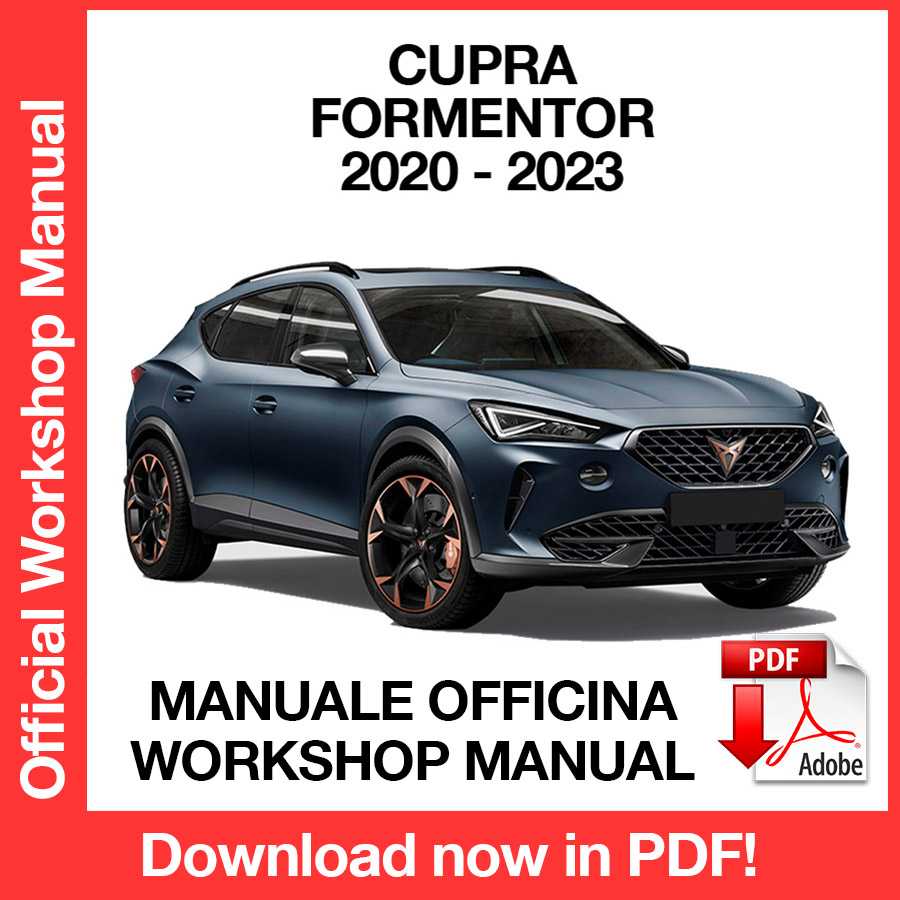 Workshop Manual Cupra Formentor (2020-2023) (EN)