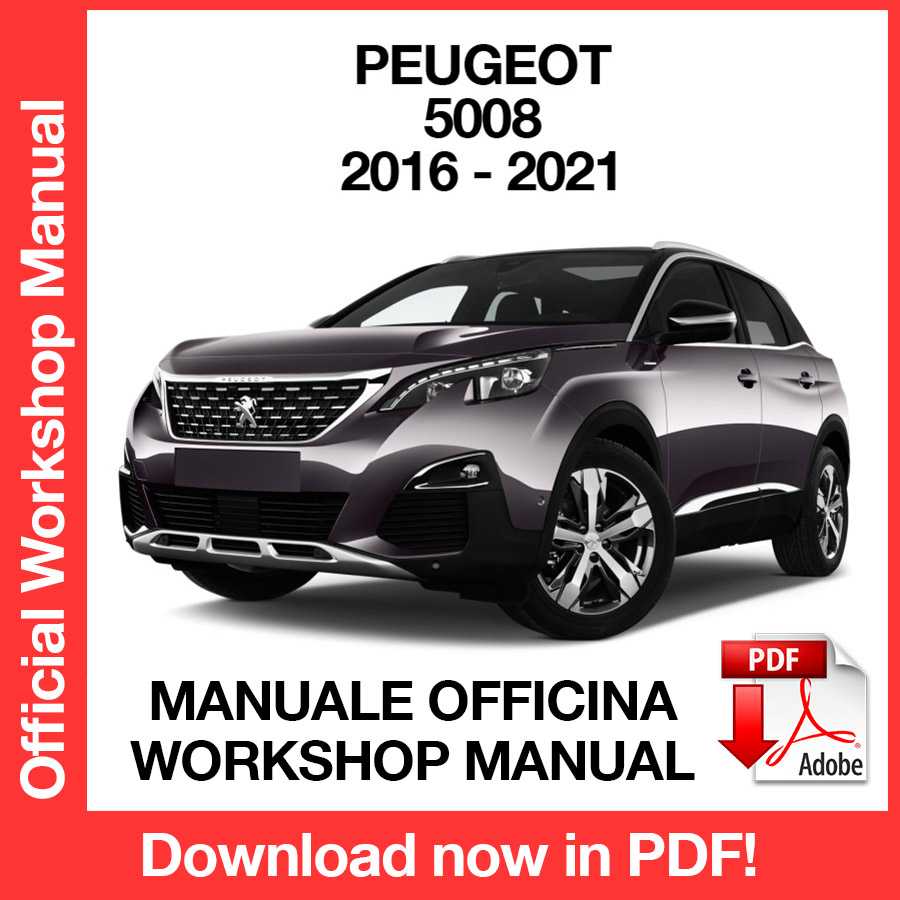 Workshop Manual Peugeot 5008 (2016-2021) (EN)