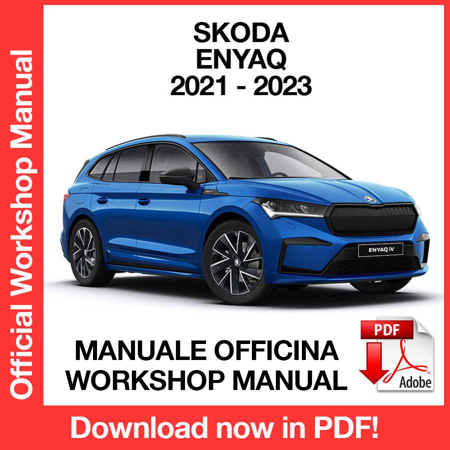 Workshop Manual Skoda Enyaq (2021-2023) (EN)