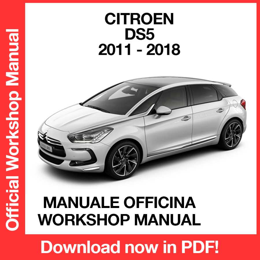 Workshop Manual Citroen DS5 (2011-2018) (EN)