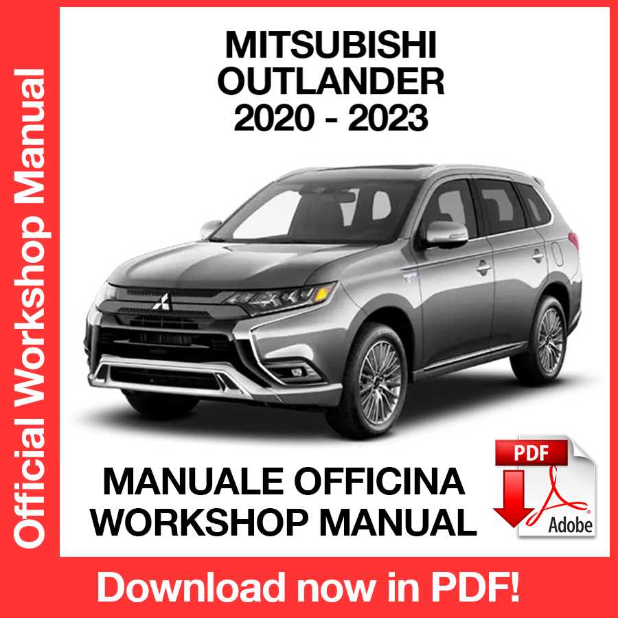 Workshop Manual Mitsubishi Outlander PHEV (2020-2023) (EN)