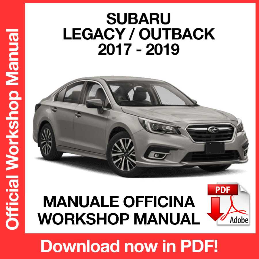 Workshop Manual Subaru Legacy / Outback (2017-2019) (EN)