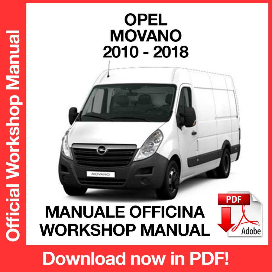 Workshop Manual Opel Movano (2010-2018) (EN)