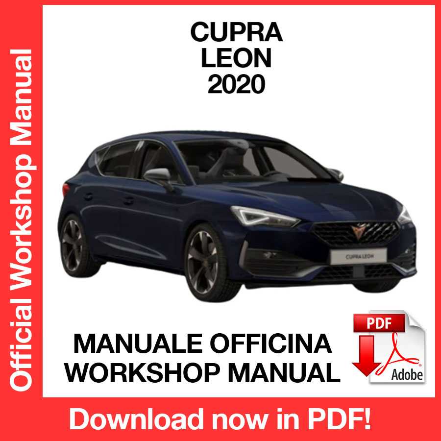 Workshop Manual Cupra Leon (2020) (EN)