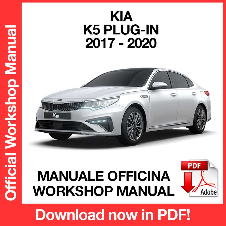 Manuale Officina Kia K5 Plug-In Hybrid (2017-2020) (EN)