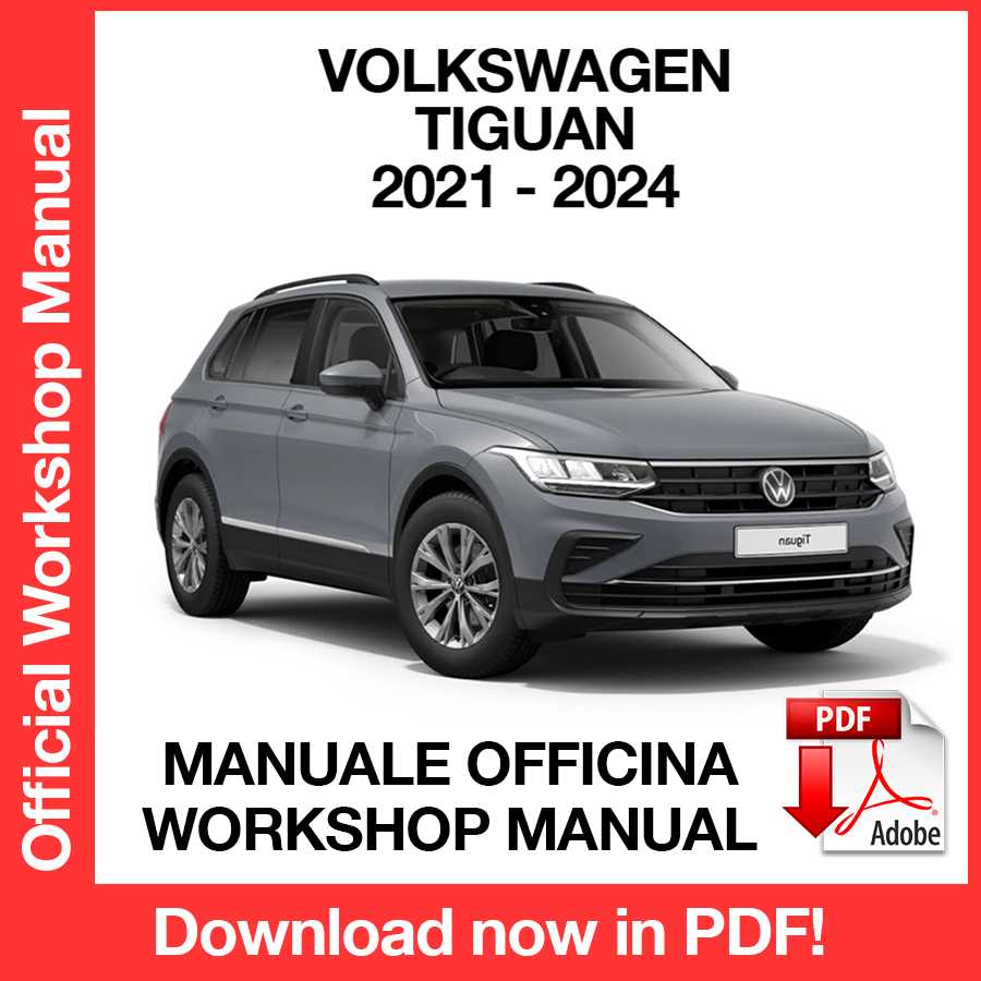 Workshop Manual Volkswagen Tiguan (2021-2024) (EN)
