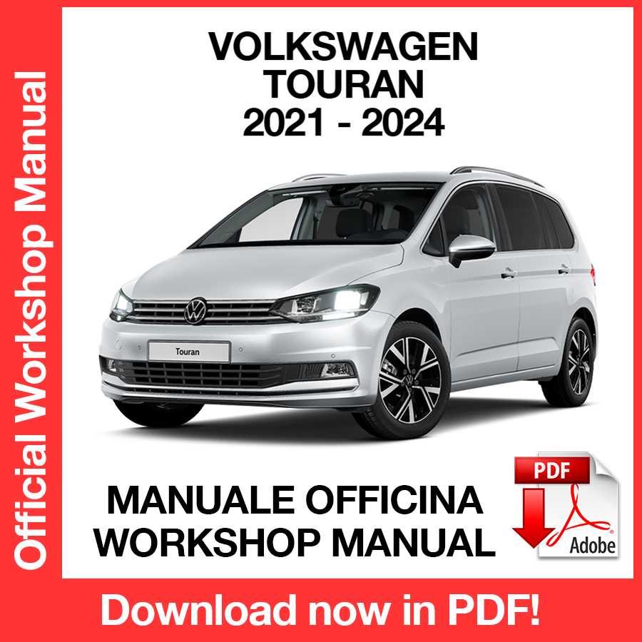 Workshop Manual Volkswagen Touran (2021-2024) (EN)