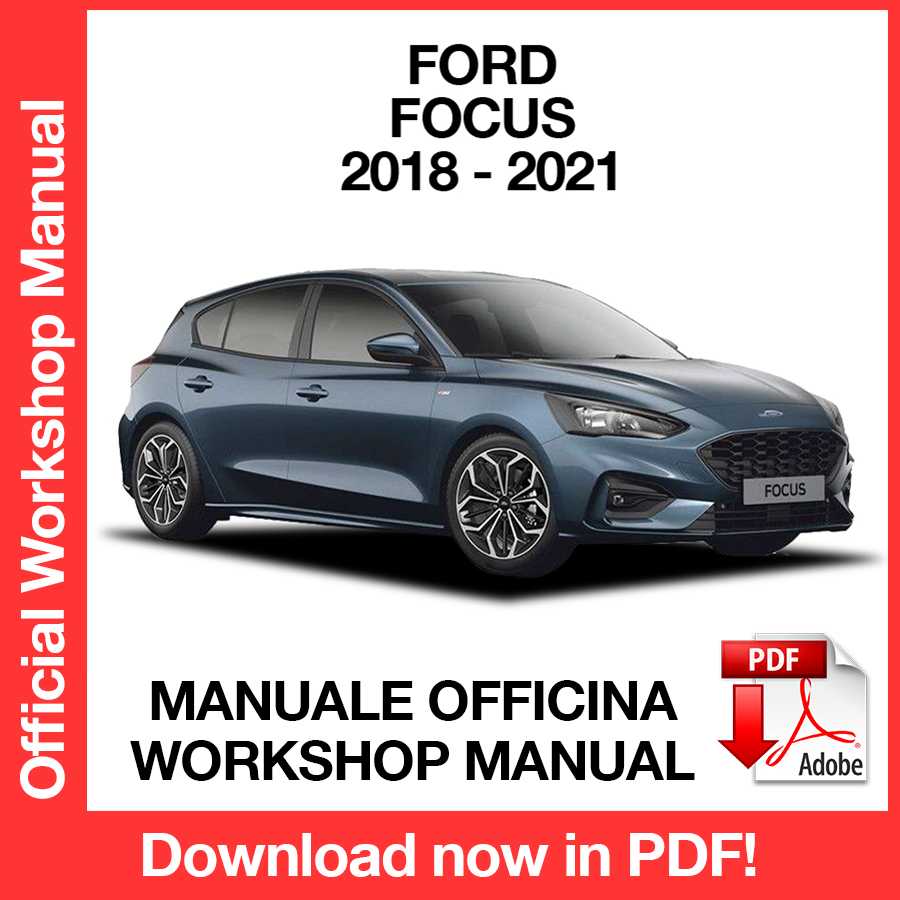 Workshop Manual Ford Focus MK4 (2018-2021) (EN)