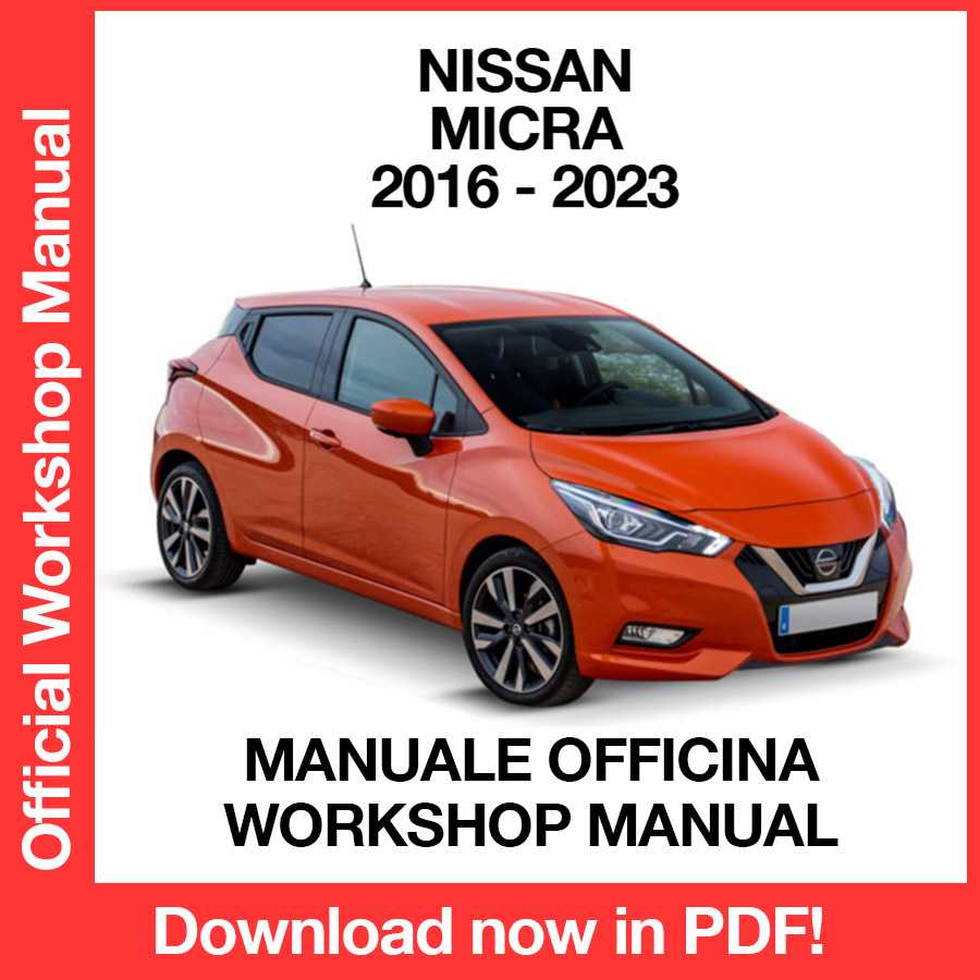Workshop Manual Nissan Micra K14 (2016-2023) (EN)