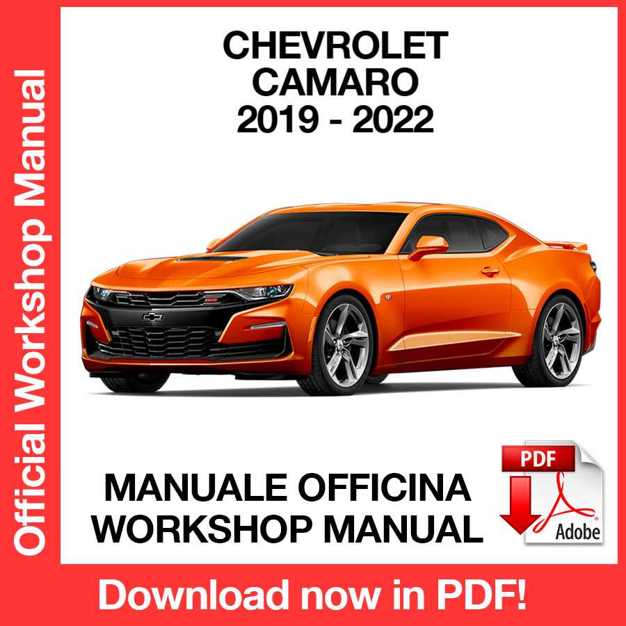 Workshop Manual Chevrolet Camaro (2019-2022) (EN)