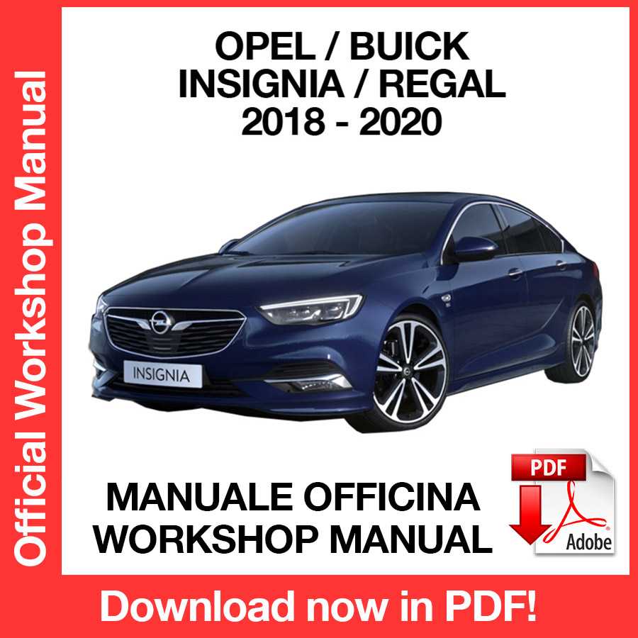 Workshop Manual Opel Insignia / Buick Regal (2018-2020) (EN)
