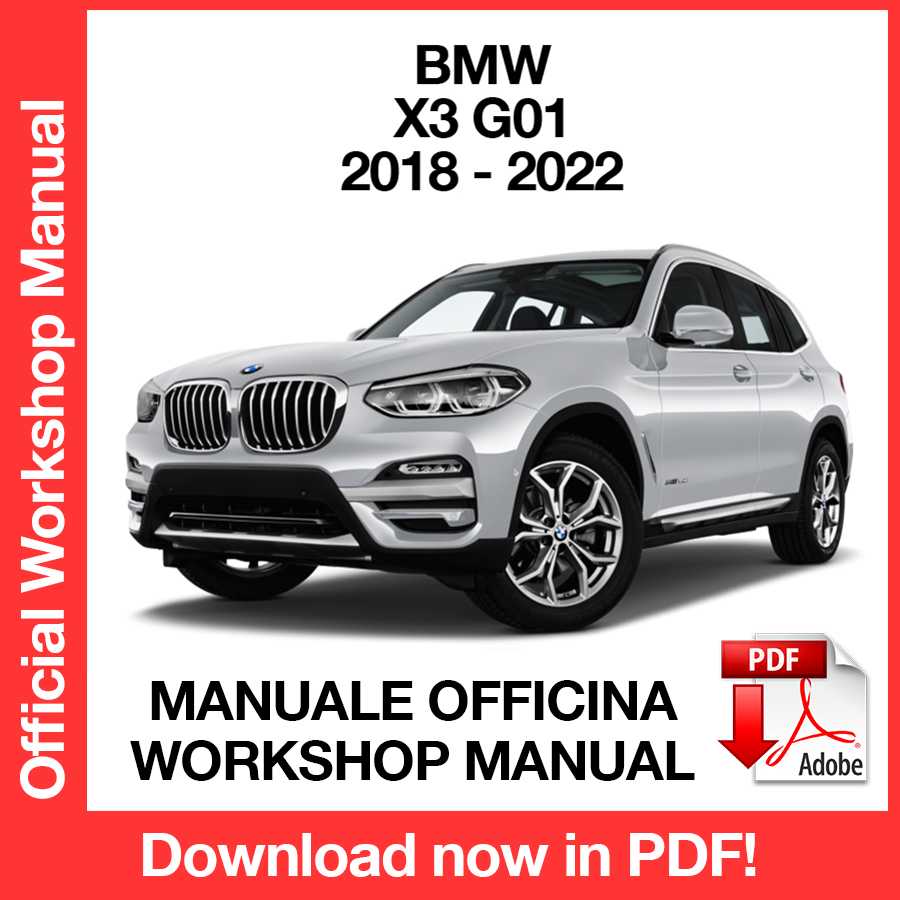 Workshop Manual BMW X3 G01 (2018-2022) (EN)