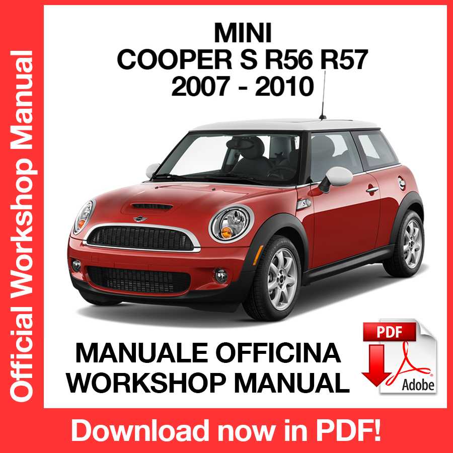 Workshop Manual Mini Cooper R56 R57 (2007-2010) (EN)