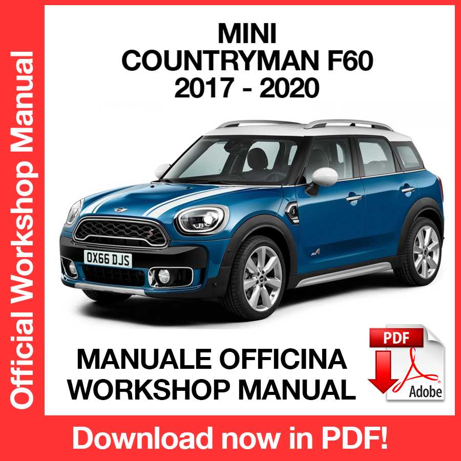 Workshop Manual Mini Countryman F60 (2017-2020) (EN)