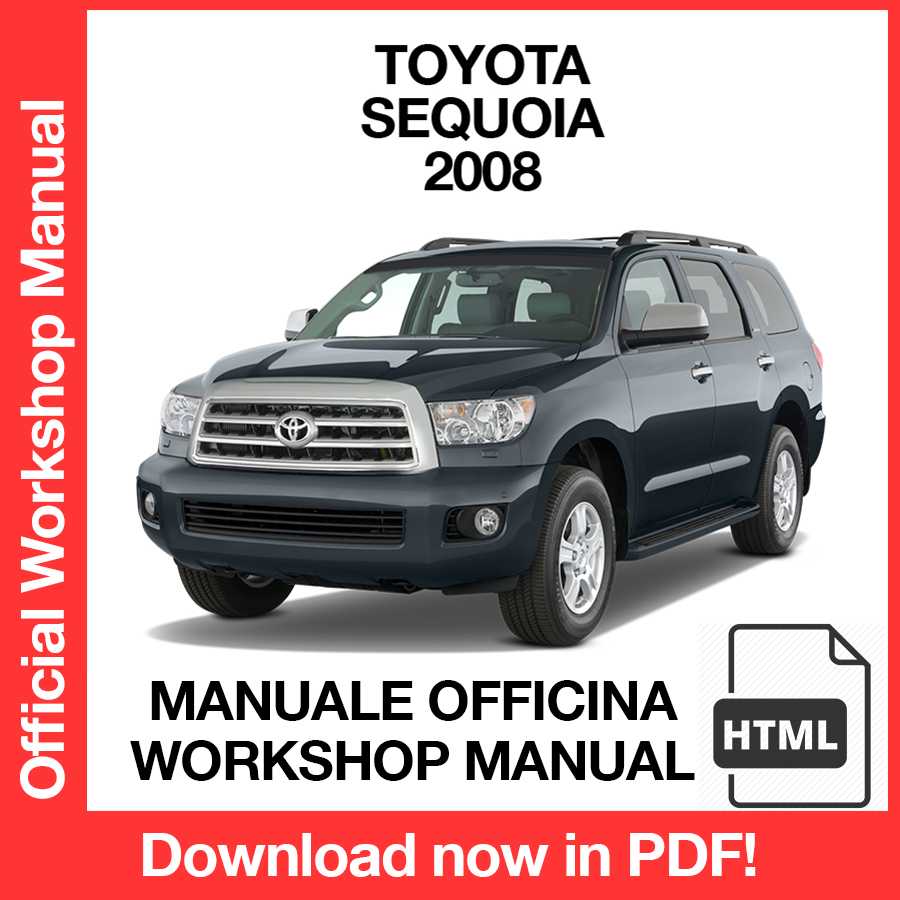 Workshop Manual Toyota Sequoia (2008) (EN)