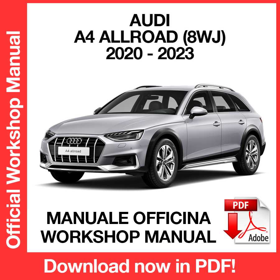 Workshop Manual Audi A4 Allroad 8WJ (2020-2023) (EN)