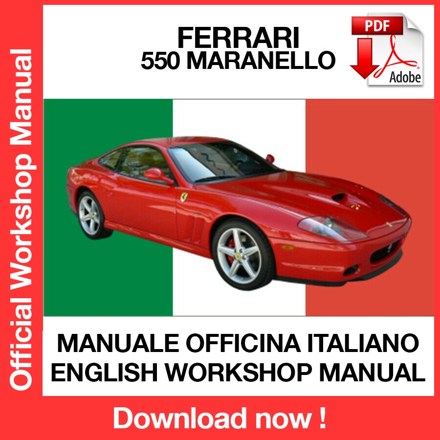 WORKSHOP MANUAL FERRARI 550 MARANELLO (ITA) (EN) (DE) (FR)