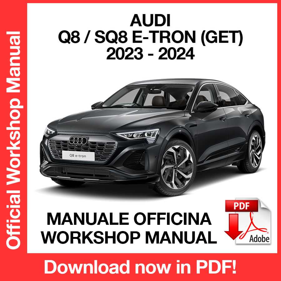 Workshop Manual Audi Q8 SQ8 E-tron Sportback GET (2023-2024) (EN)