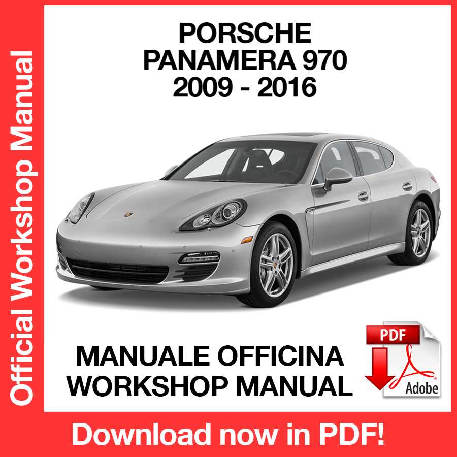 Workshop Manual Porsche Panamera 970 (2009-2016) (EN)
