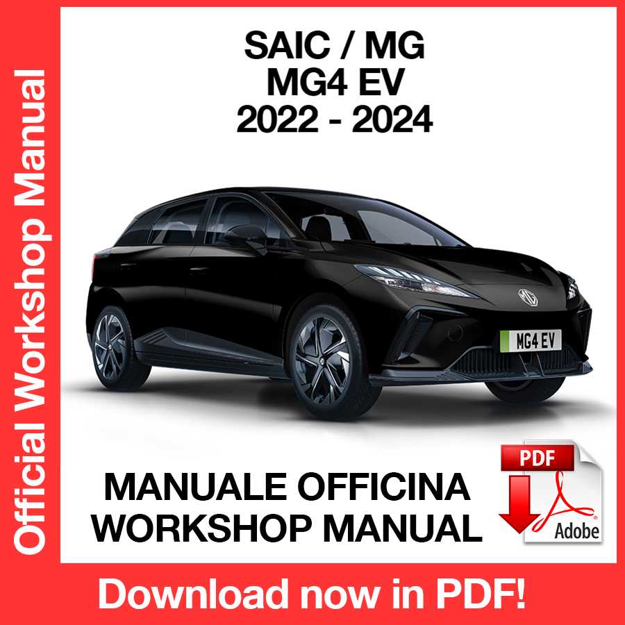 Workshop Manual Saic MG MG4 Ev (2022-2024) (EN)