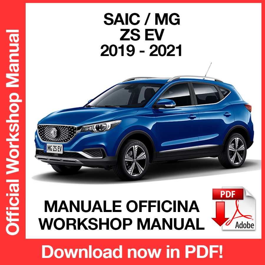 Workshop Manual Saic MG ZS EV (2019-2021) (EN)