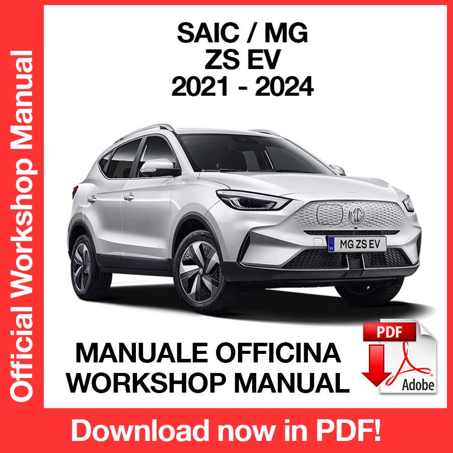 Workshop Manual Saic MG ZS EV (2021-2024) (EN)