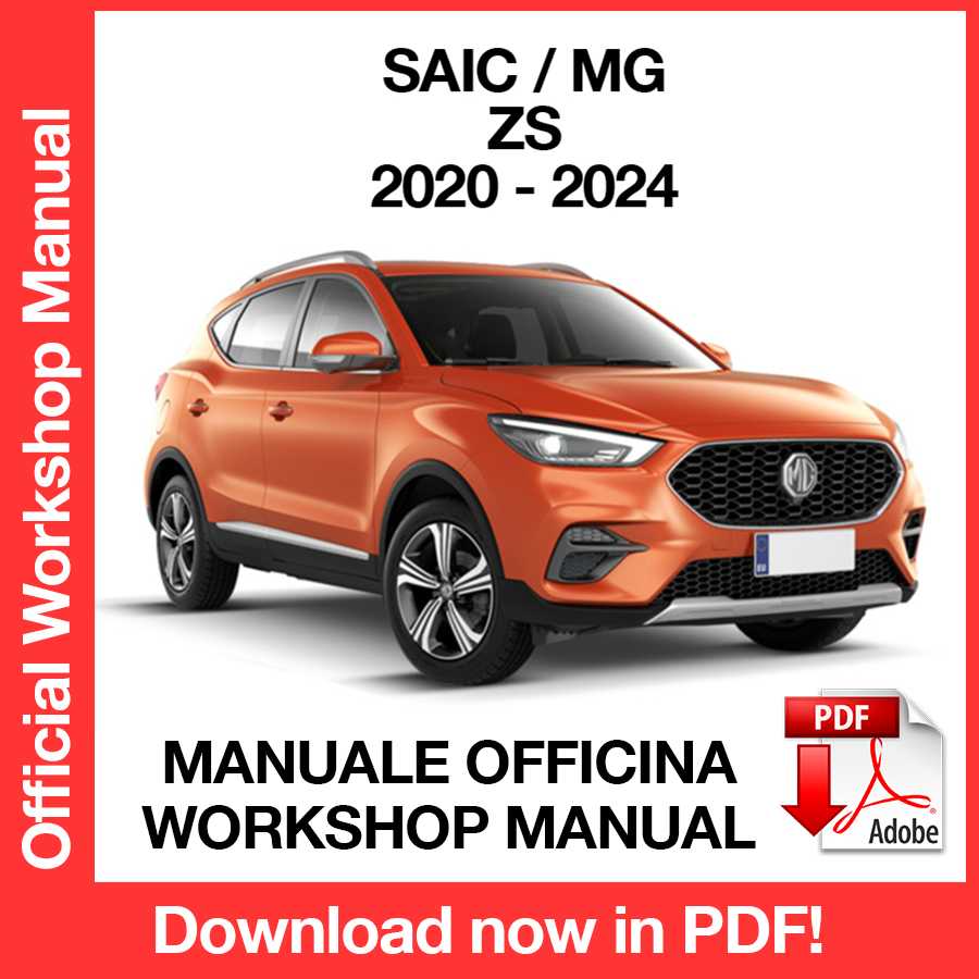 Workshop Manual Saic MG ZS (2020-2024) (EN)
