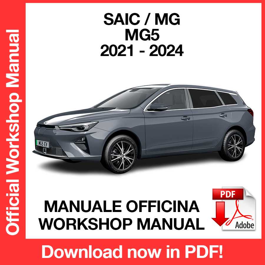 Workshop Manual Saic MG MG5 E (2021-2024) (EN)
