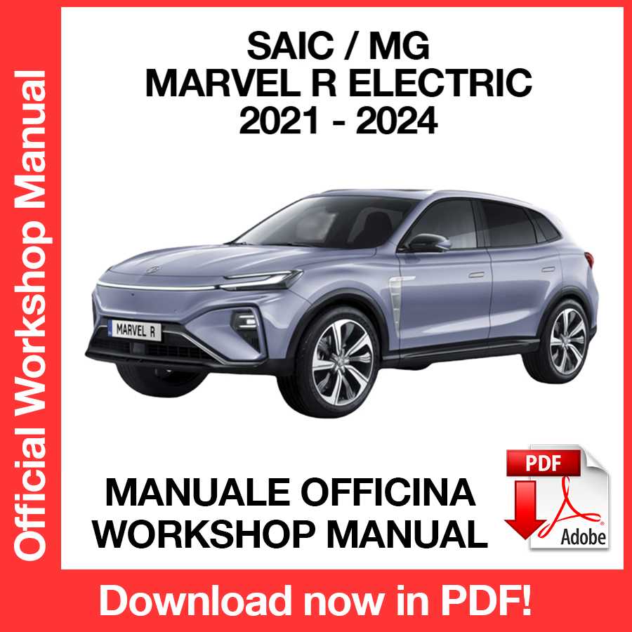 Workshop Manual Saic MG Marvel R Electric (2021-2024) (EN) (ITA)