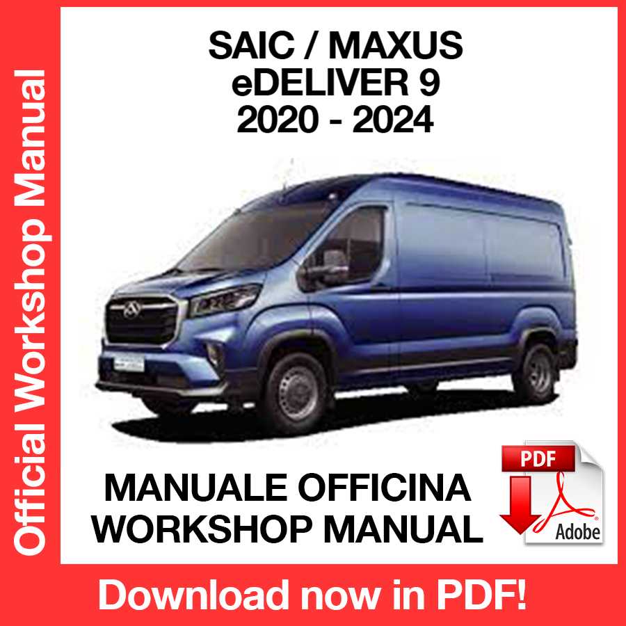 Workshop Manual Saic Maxus eDELIVER 9 (2020-2024) (EN)