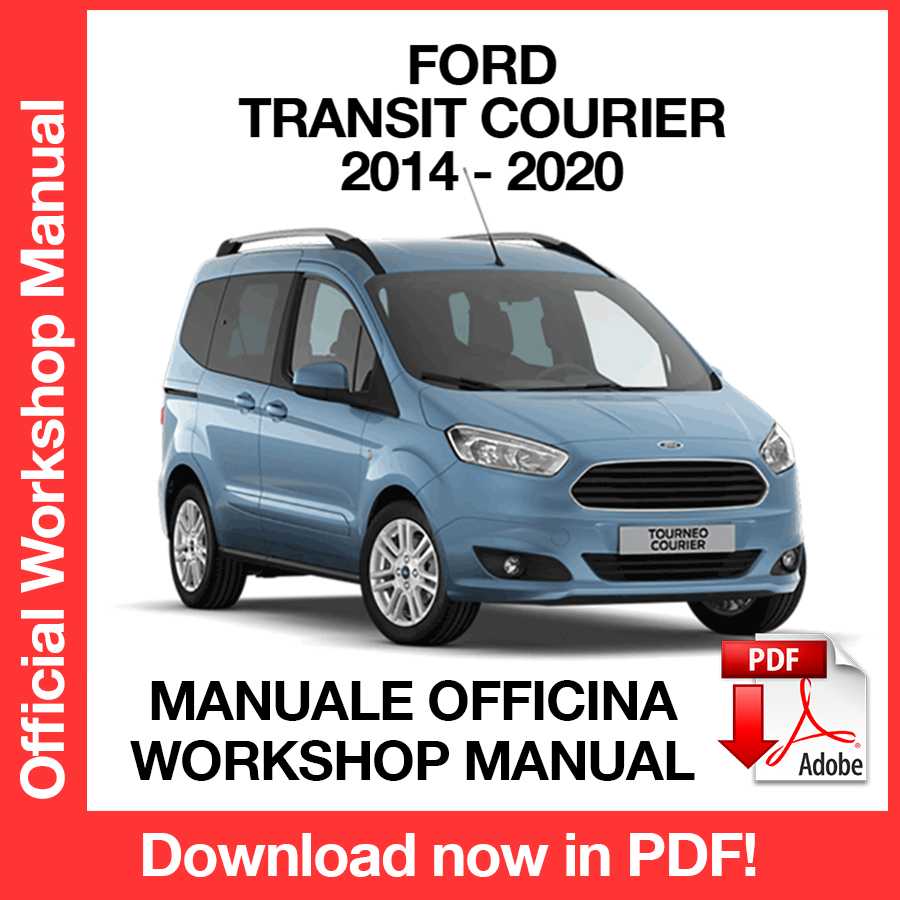 Workshop Manual Ford Transit Courier (2014-2020) (EN)