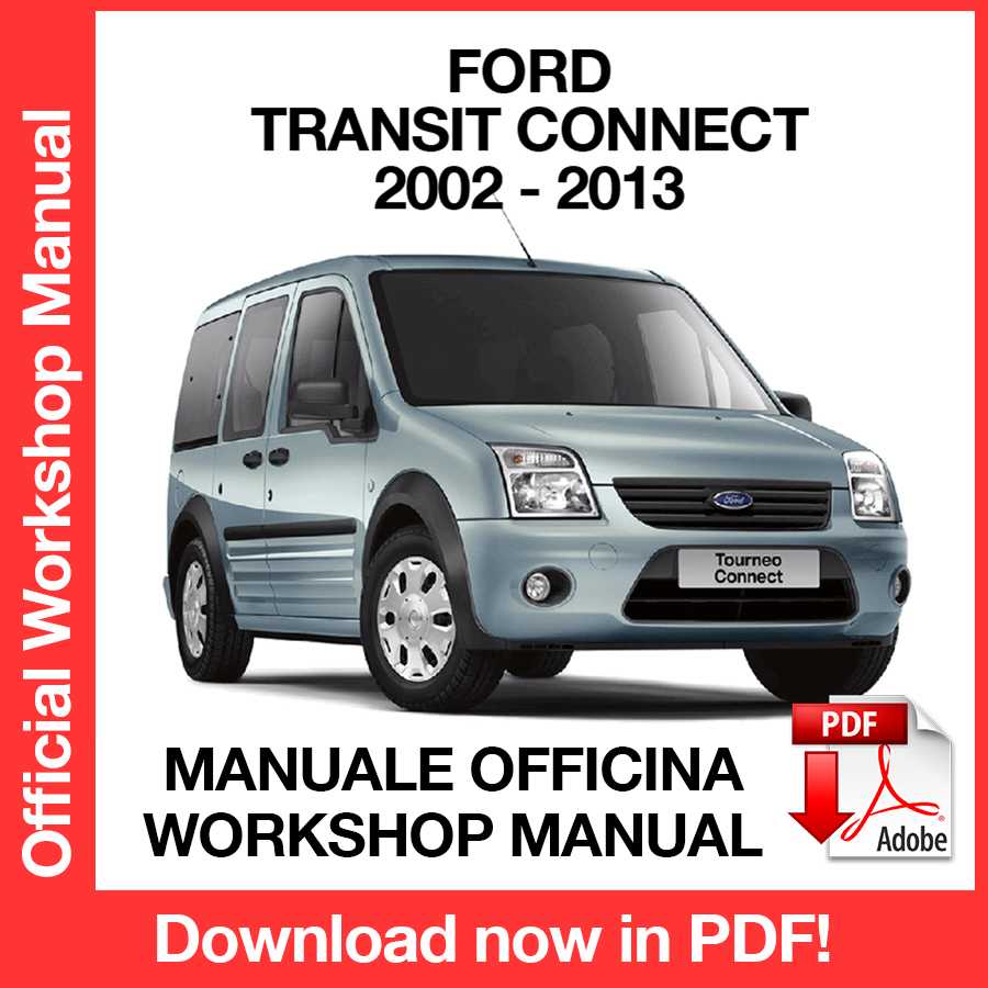 Workshop Manual Ford Transit Connect (2002-2013) (EN)