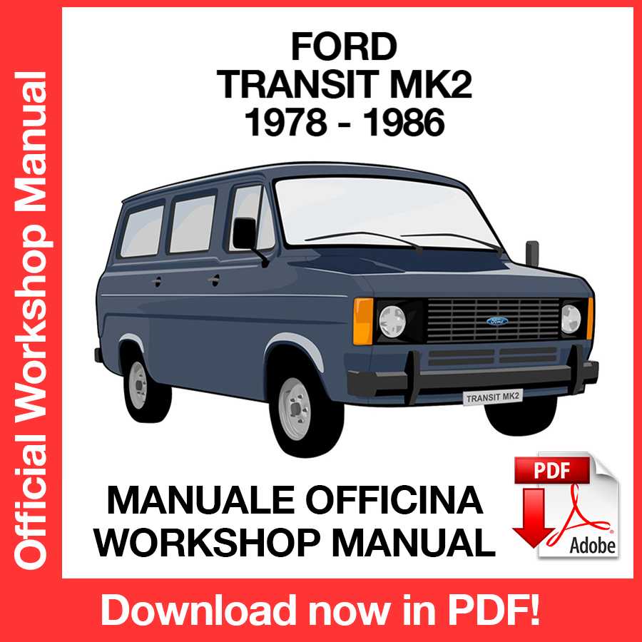 Workshop Manual Ford Transit MK2 (1978-1986) (EN)