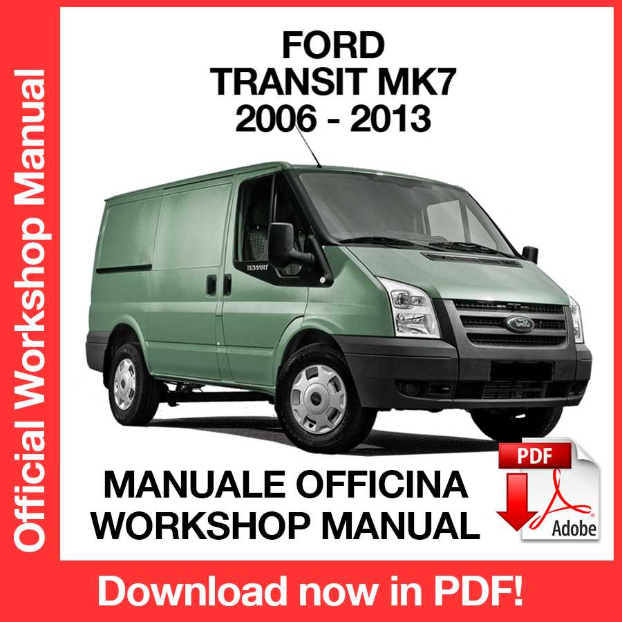 Workshop Manual Ford Transit MK7 (2006-2013) (EN)