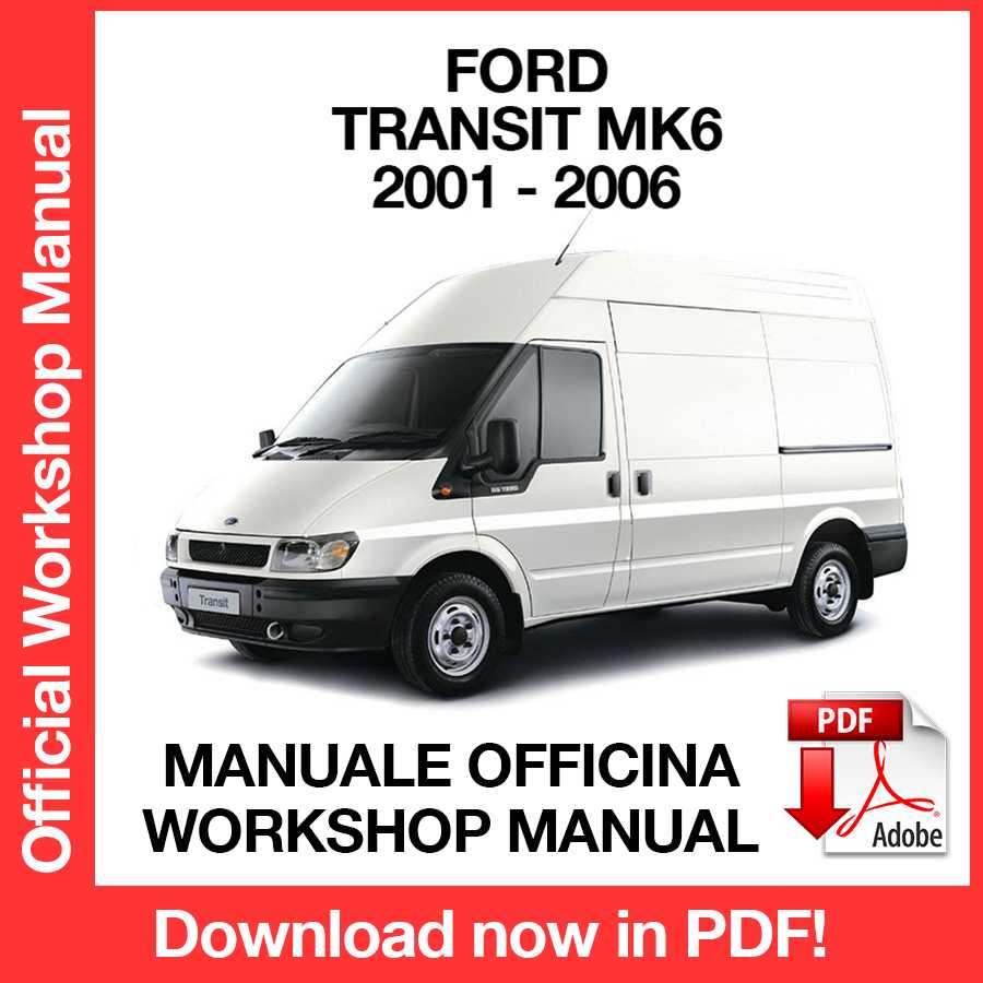Workshop Manual Ford Transit MK6 (2001-2006) (EN)